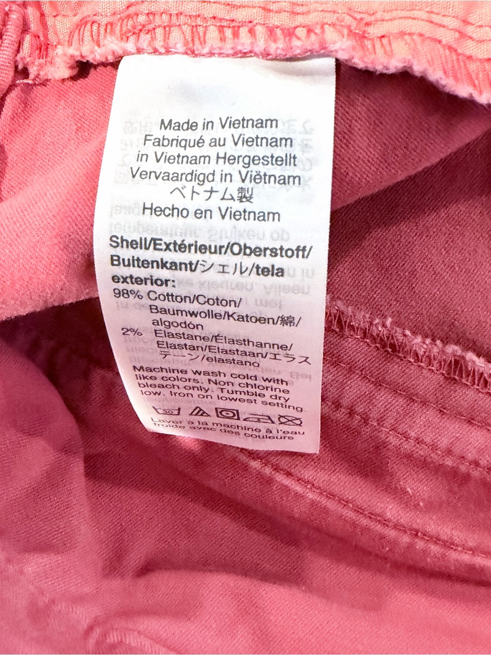 J.Crew Women’s Faded Red Chino Bermuda Shorts Size 6 Stretch - Picture 9 of 9